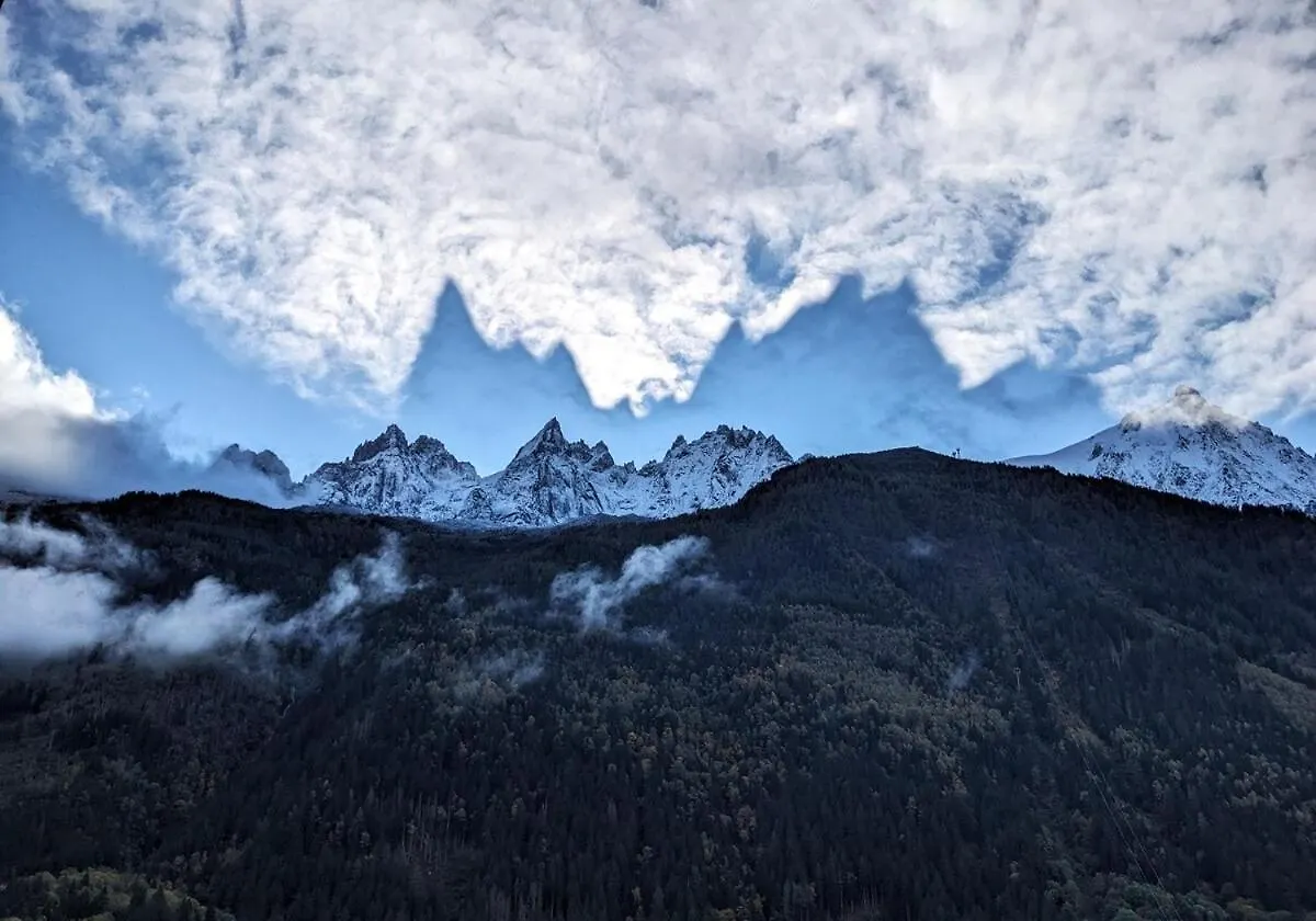 Apartment Magnifique Studio Plein Centre Vue Panoramique Chamonix France